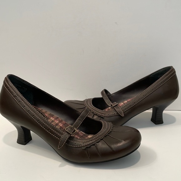 Mudd Shoes Mudd Gretchen Style Mary Jane Pinup Classic Dark Brown